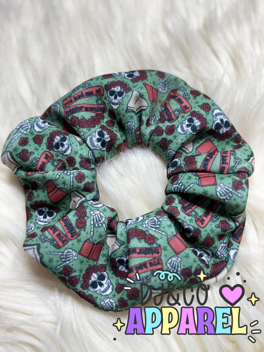 Had me at trigger warnings scrunchie