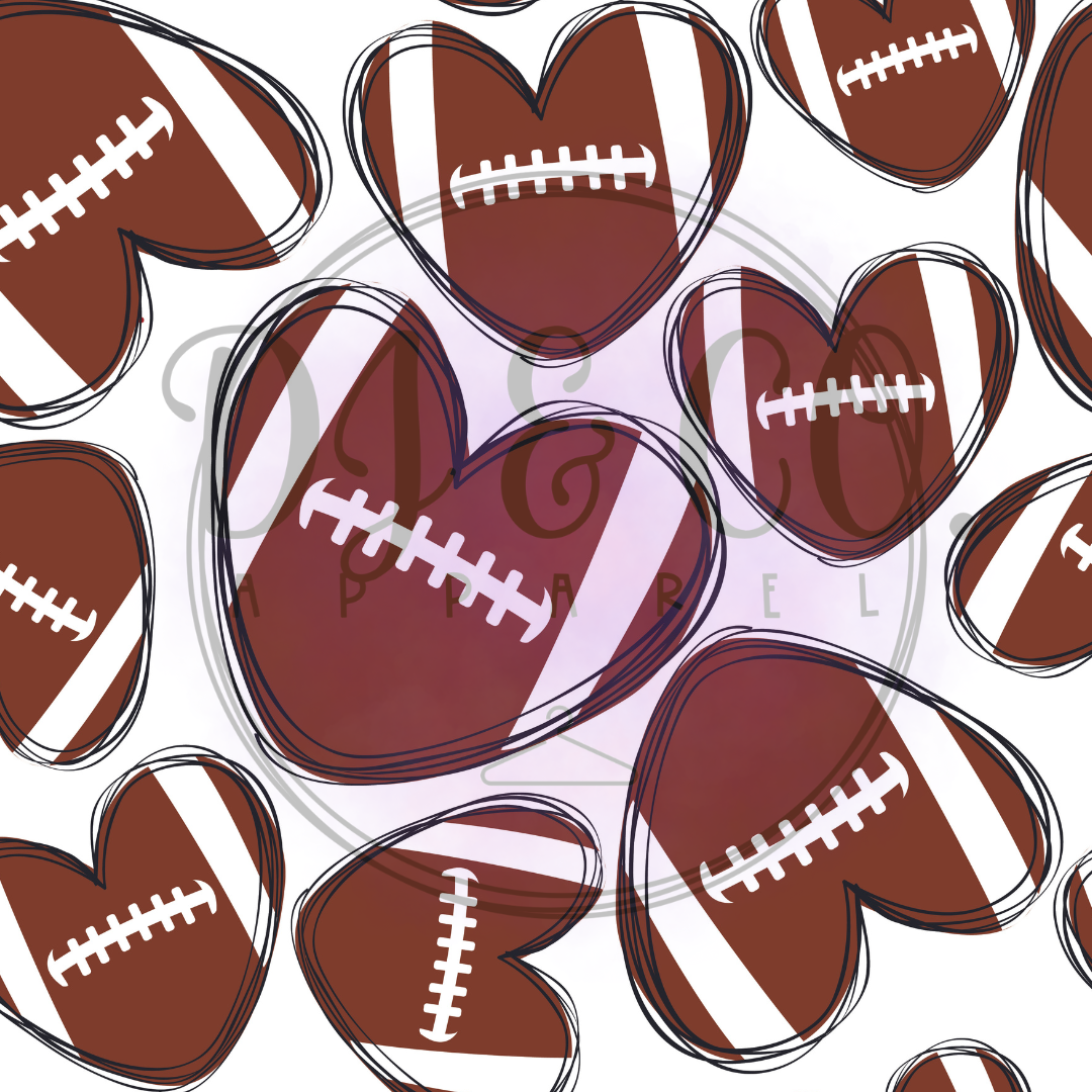 Heart footballs