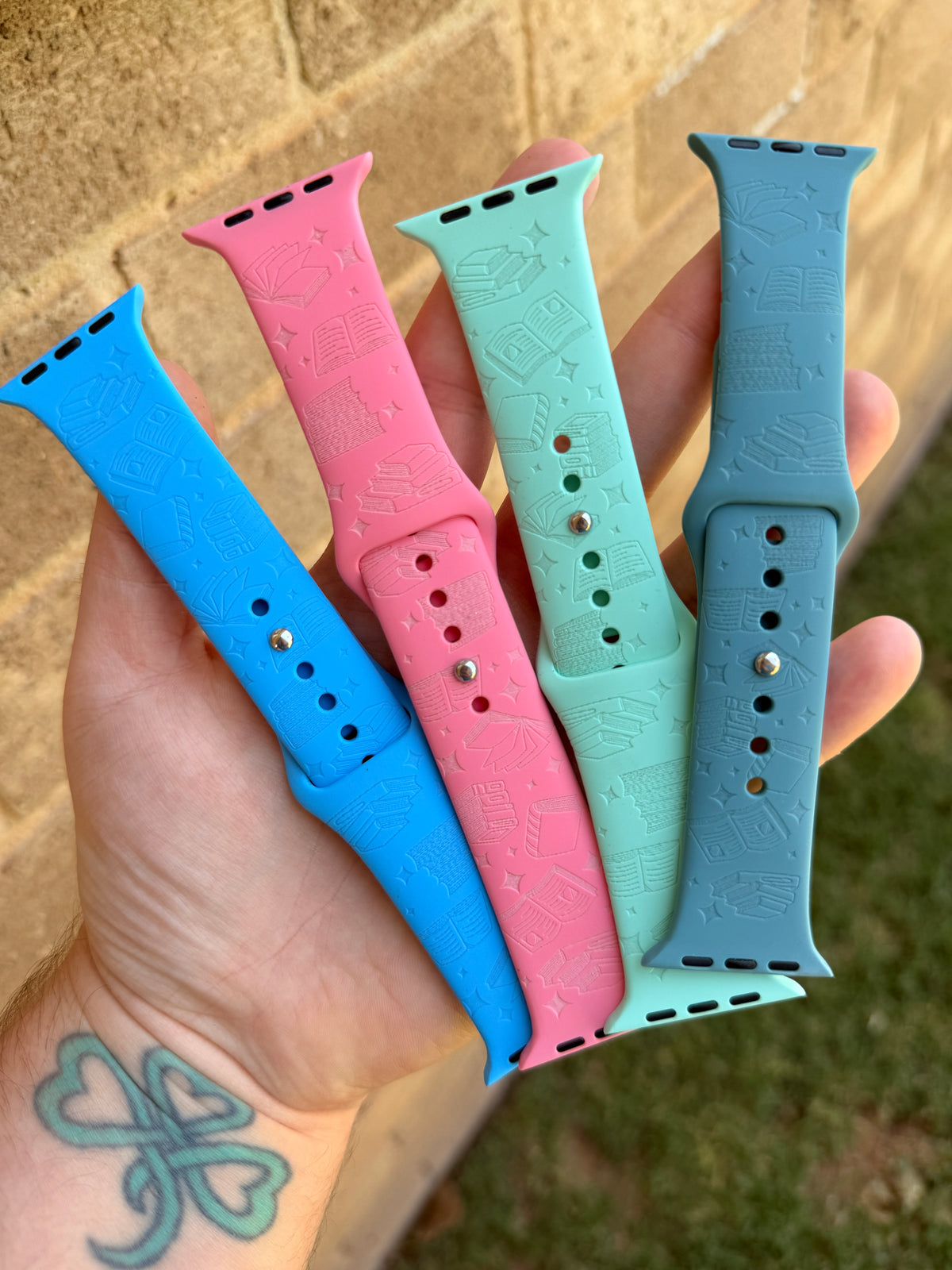Bookish Apple Watch band