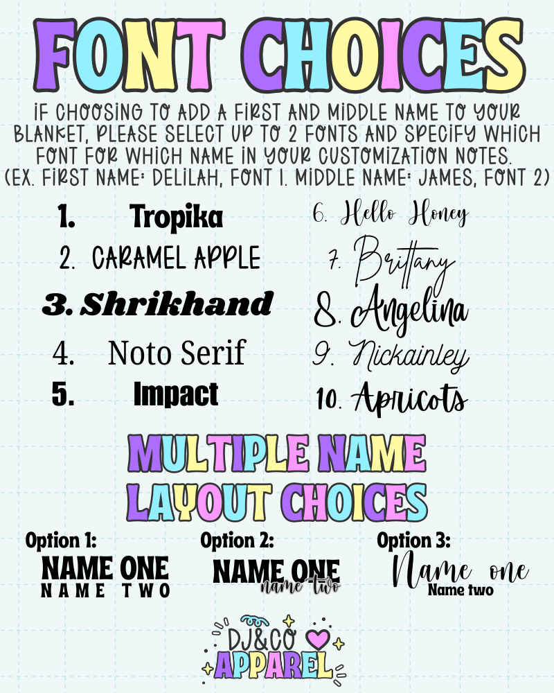 Toddler Blanket (30x40)