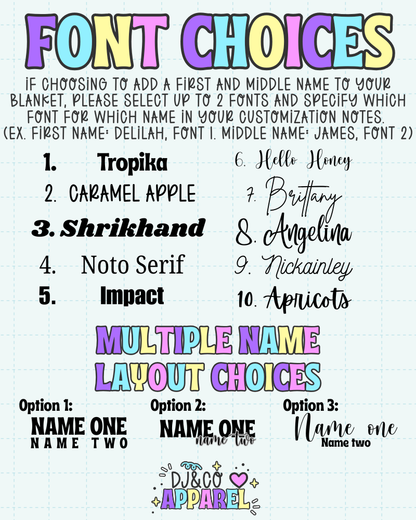 Toddler Blanket (30x40)