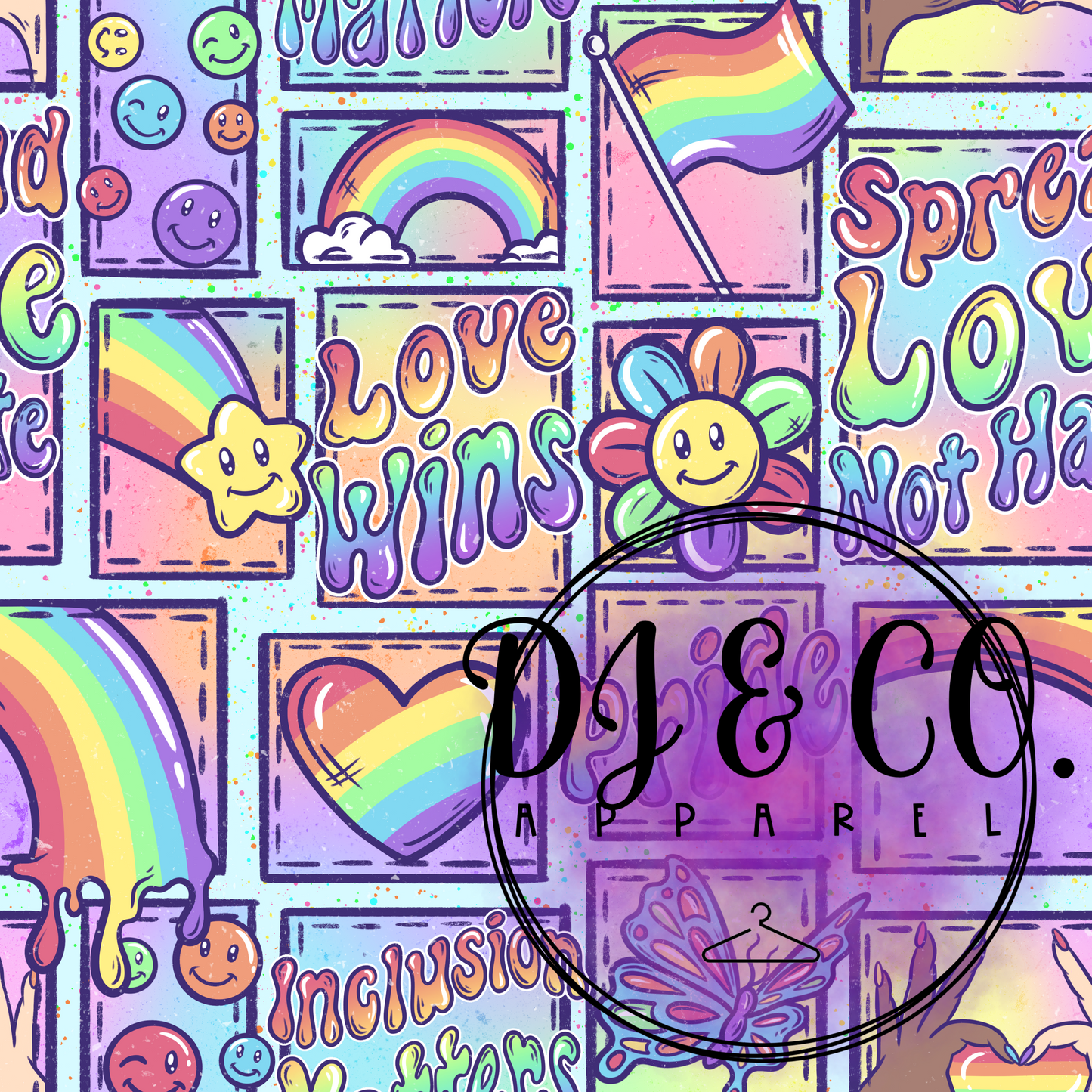 Pride pastel patchwork