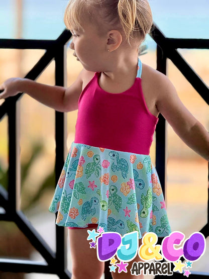 Halter Peplum