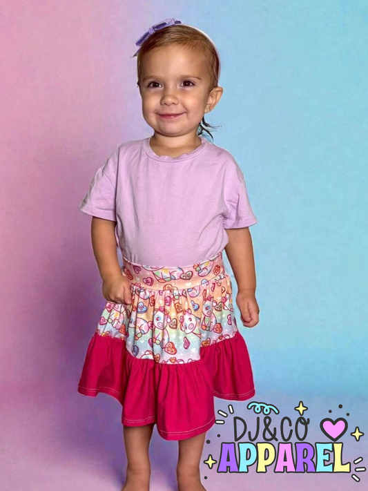 Aurora Ruffle Skirted Bikers