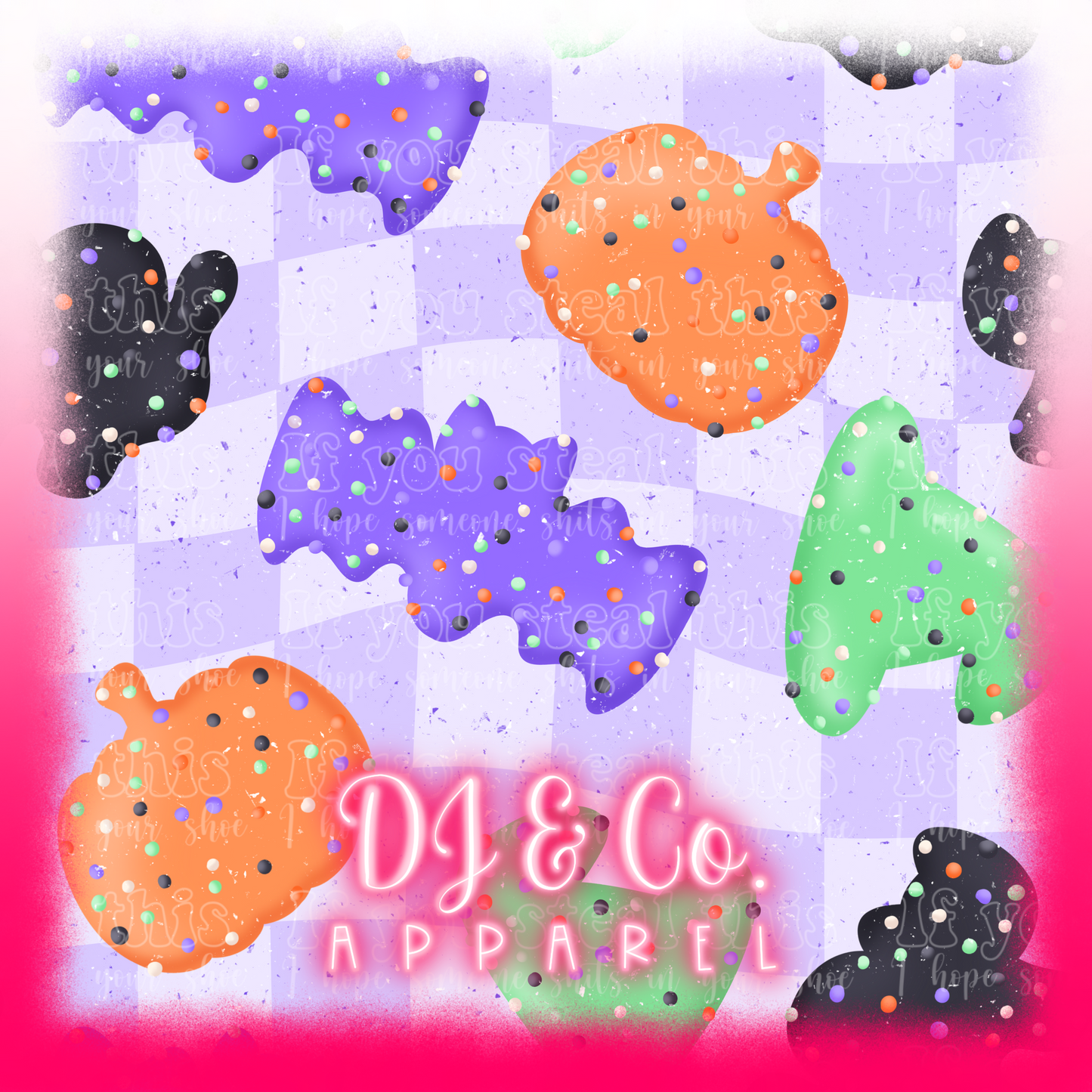 Spooky circus cookies