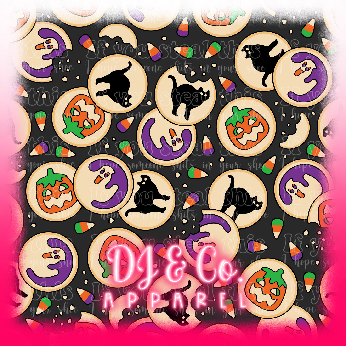 Spooky sugar cookies