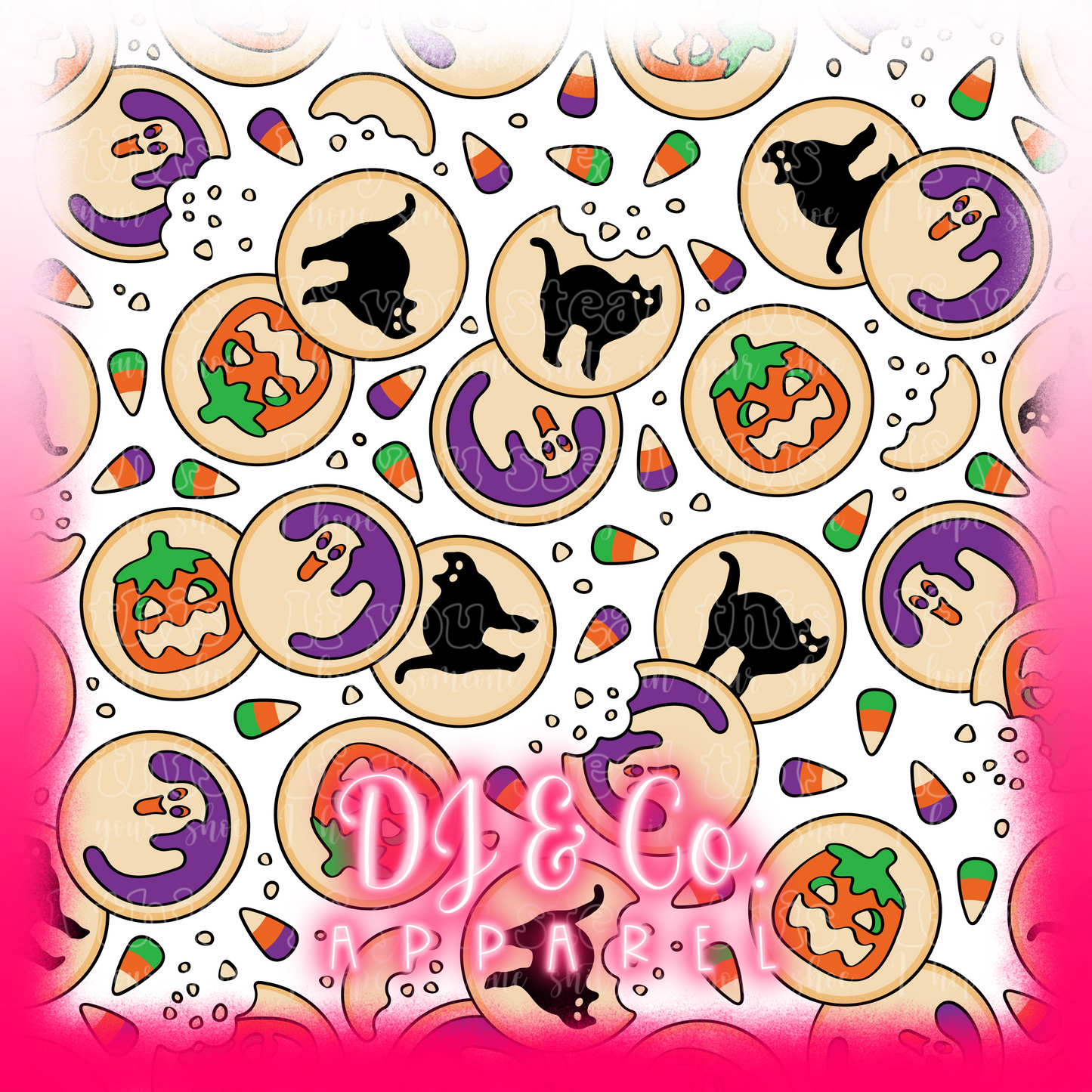 Spooky sugar cookies
