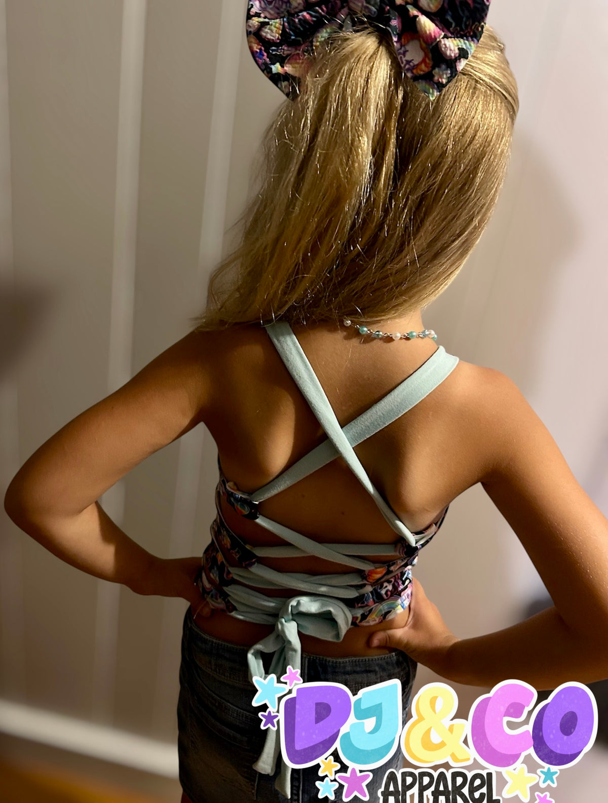 Reversible Lenny Lace up Top